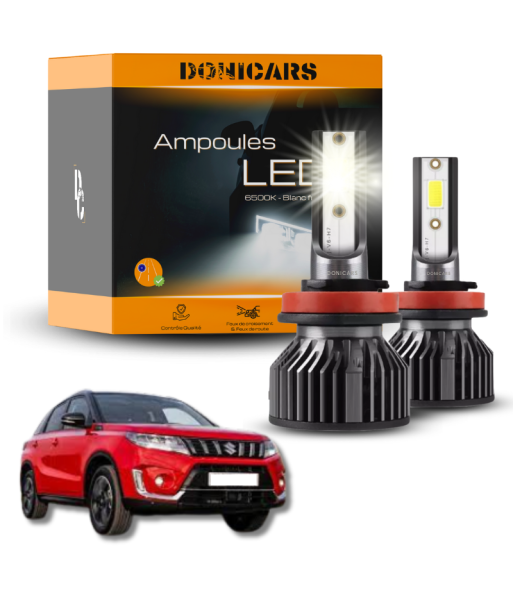 Pack Ampoules LED H4 Suzuki Vitara II (2015 à 2023)  - Kit LED à prix réduit toute l'année