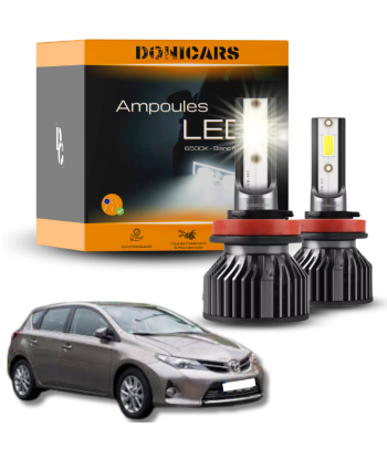 Pack Ampoules LED H11 Toyota Auris MK2 (2012 à 2018)  - Kit LED de France