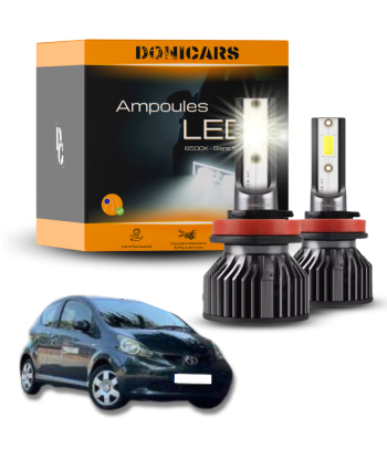 Pack Ampoules LED H4 Toyota Aygo (2005 à 2014)  - Kit LED destockage