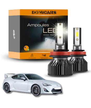 Pack Ampoules LED H11 Toyota GT 86 (2012 à 2020)  - Kit LED paiement sécurisé