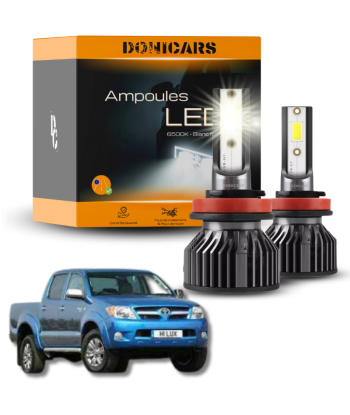 Pack Ampoules LED H4 Toyota Hilux (2005 à 2015)  - Kit LED 2024