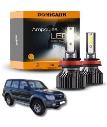 Pack Ampoules LED H4 Toyota Land cruiser KDJ 95 (1996 à 2002)  - Kit LED plus qu'un jeu 