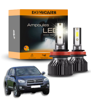 Pack Ampoules LED H11 Toyota Rav4 MK3 (2006 à 2013)  - Kit LED Paris Déstockage Promo