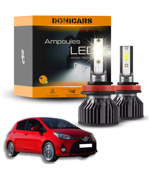 Pack Ampoules LED H4 Toyota Yaris 4 (2020 à 2023)  - Kit LED les muscles