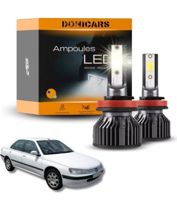 Pack Ampoules LED H4 Peugeot 406 (1995 à 2004)  - Kit LED Feux de croisement et feux de route ouvre sa boutique