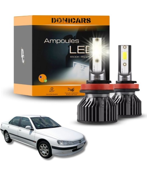 Pack Ampoules LED H4 Peugeot 406 (1995 à 2004)  - Kit LED Feux de croisement et feux de route ouvre sa boutique