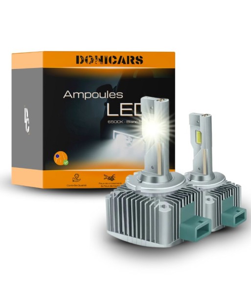 Pack Ampoules Xenon LED D1S Renault Scenic 3 (2009 à 2016)  - Kit LED Feux de route 2024