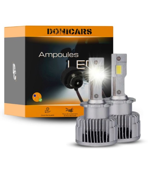 Pack Ampoules Xenon LED D2S D2R - 90W - Blanc 6000K - Plug and Play Economisez 