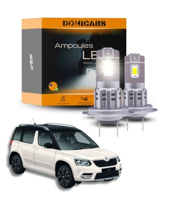 Pack Ampoules LED H7 Skoda Yeti (2009 à 2018) - Kit LED type Halogène suggérées chez