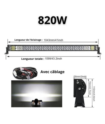 Barre LED 4x4, Camion, Quad et Voiture - Rampe LED Haute Puissance & Longue Portée l'évolution des habitudes 