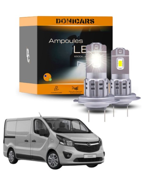 Pack Ampoules LED H7 Opel Vivaro 2 (2014 à 2019) - Aucun Adaptateur Nécessaire Comparez plus de prix