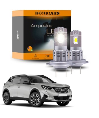 Pack Ampoules LED H7 Peugeot 2008 phase 2 (2019 à 2024) - Kit LED Type Halogène Toutes les collections ici