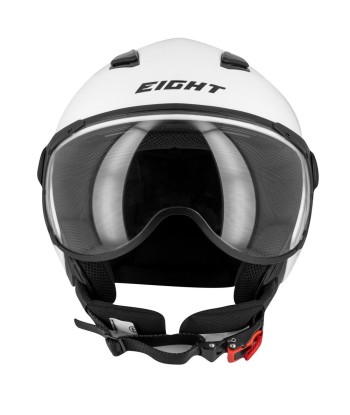 Helm im Kampfjet-Stil – LEOV S779 WEISS brillant des détails fins