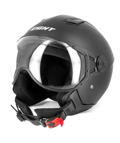 Piloten-Motorradhelm - S779 LEOV Mattschwarz acheter