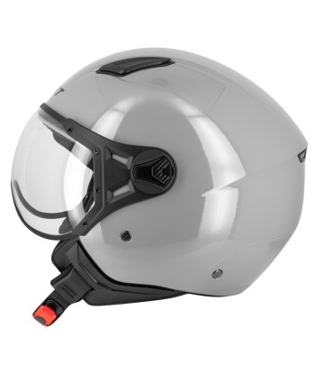 JET Motorrad-Fliegerhelm - Grau S779 LEOV prix