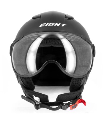 Piloten-Motorradhelm - S779 LEOV Mattschwarz acheter