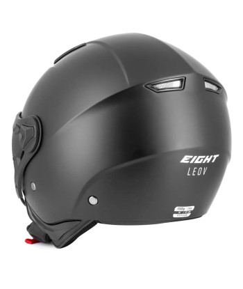 Piloten-Motorradhelm - S779 LEOV Mattschwarz acheter