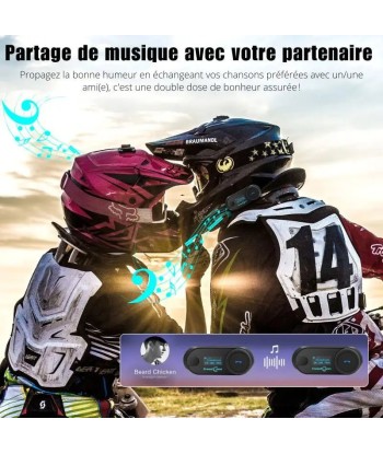 Motorrad-Musik-Gegensprechanlage d'Europe débarque