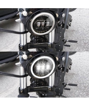 Runder Motorrad-LED-Scheinwerfer Pour