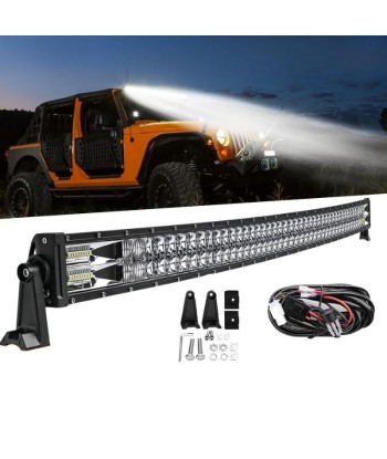 Barre LED 4x4 820W, Camion, Quad et Voiture - Rampe LED Haute Puissance & Longue Portée JUSQU'A -70%! 