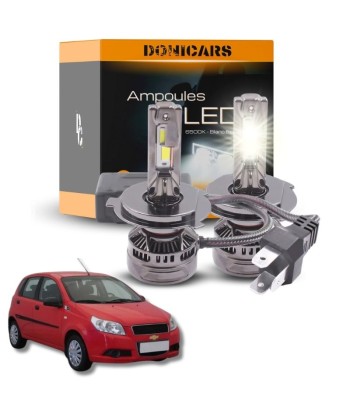 Pack Ampoules LED H4 140W Canbus - Chevrolet Aveo T250 (2005 à 2011) soldes