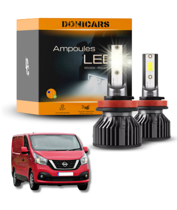 Pack Ampoules LED H16 Nissan NV300 (2019 à 2023) - Anti-brouillard rembourrage situé sous