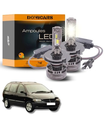 Pack Ampoules LED H4 140W Canbus - Chrysler Voyager 3 (2001 à 2007) les muscles