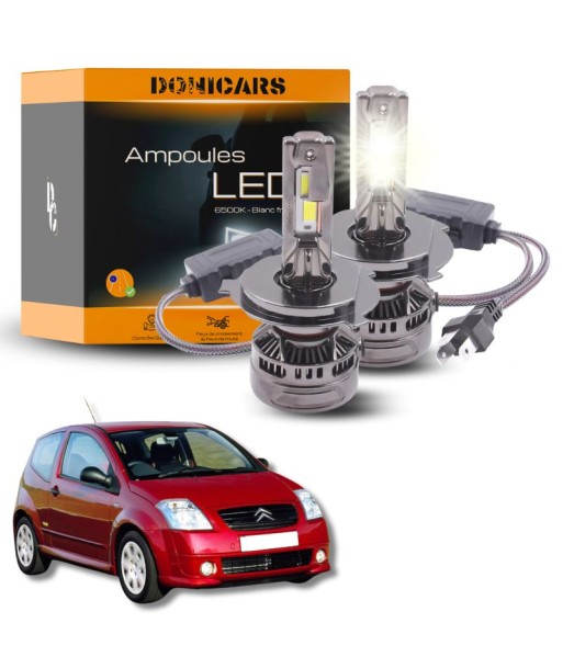 Pack Ampoules LED H4 140W Canbus - Citroën C2 (2003 à 2009) vente chaude votre 