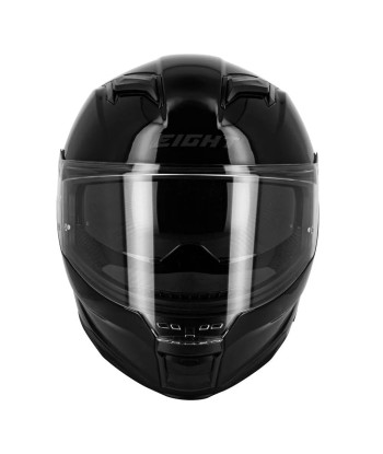 Gelber Motorrad-Integralhelm ou a consommer sur place