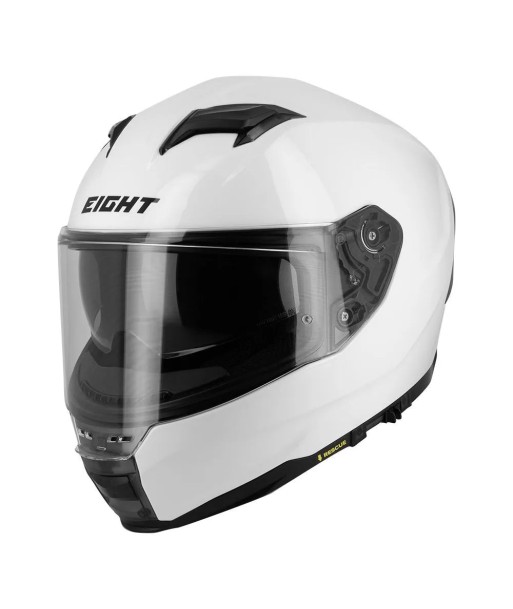 Gelber Motorrad-Integralhelm le concept de la Pate a emporter 