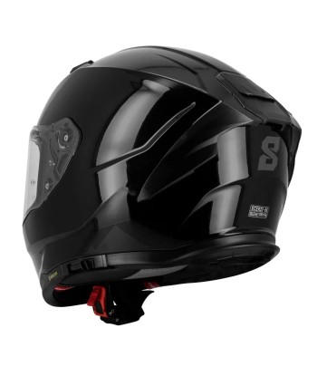 Gelber Motorrad-Integralhelm ou a consommer sur place