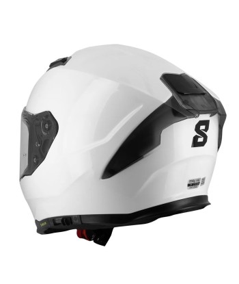 Gelber Motorrad-Integralhelm le concept de la Pate a emporter 