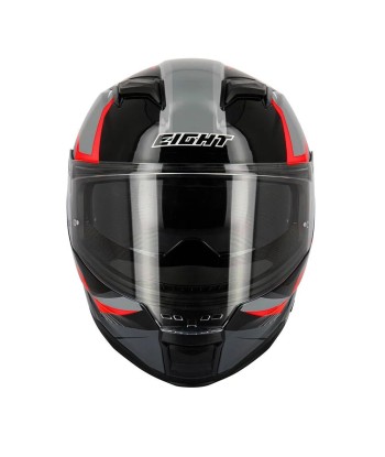 Gelber Motorrad-Integralhelm Voir les baskets