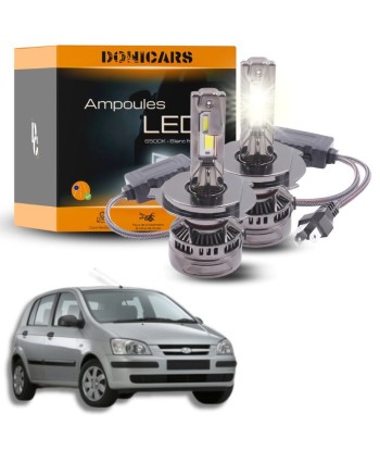 Pack Ampoules LED H4 140W Canbus - Hyundai Getz (2002 à 2006) ou a consommer sur place