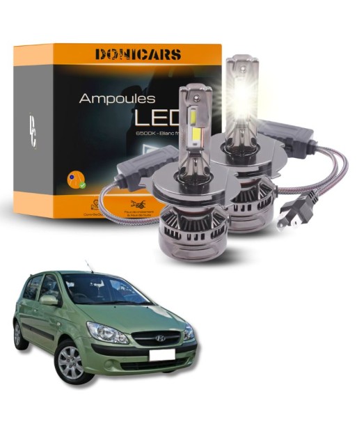 Pack Ampoules LED H4 140W Canbus - Hyundai Getz (2006 à 2011) paiement sécurisé