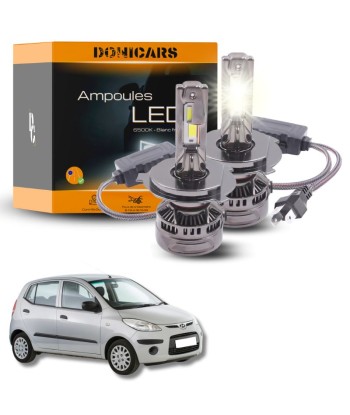 Pack Ampoules LED H4 140W Canbus - Hyundai I10 (2007 à 2010) Par le système avancé 