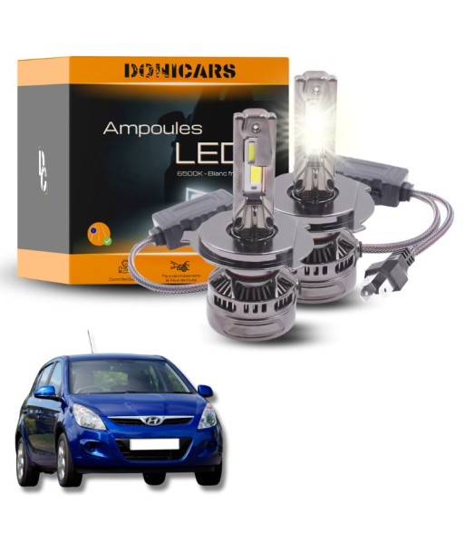 Pack Ampoules LED H4 140W Canbus - Hyundai i20 (2008 à 2012) le des métaux précieux