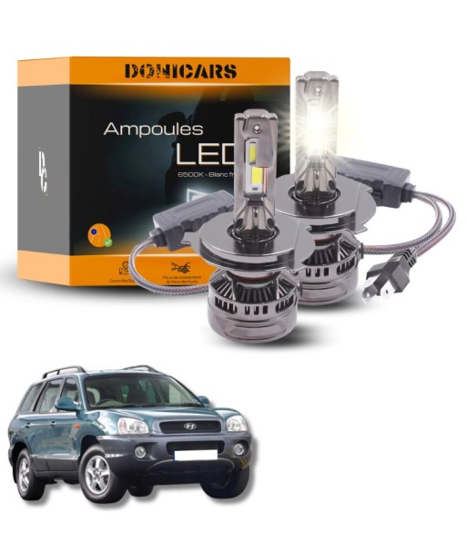 Pack Ampoules LED H4 140W Canbus - Hyundai Santa Fe 1 (2000 à 2006) Livraison rapide