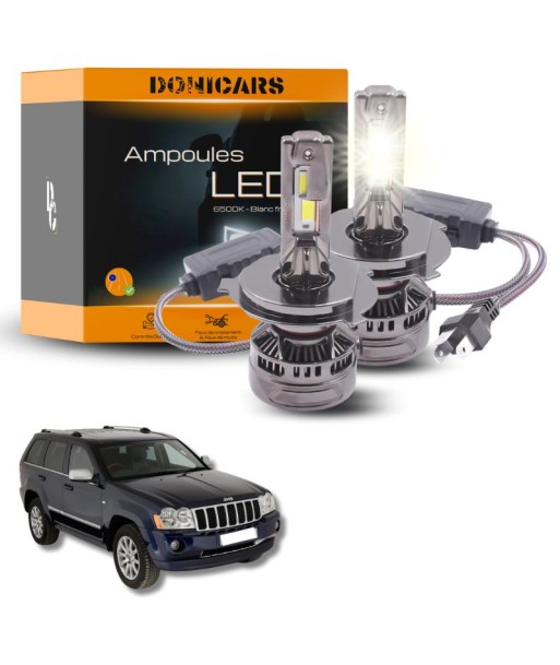 Pack Ampoules LED H4 140W Canbus - Jeep Cherokee (KJ) (2001 à 2008) en linge