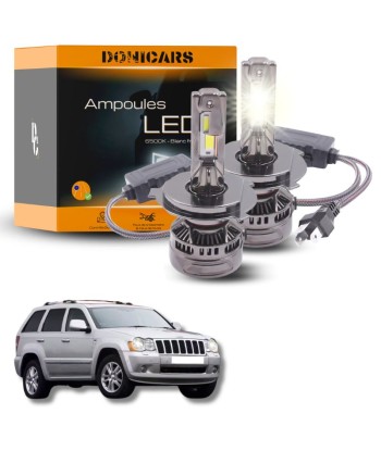 Pack Ampoules LED H4 140W Canbus - Jeep Cherokee (KK) (2008 à 2014) Amélioration de cerveau avec