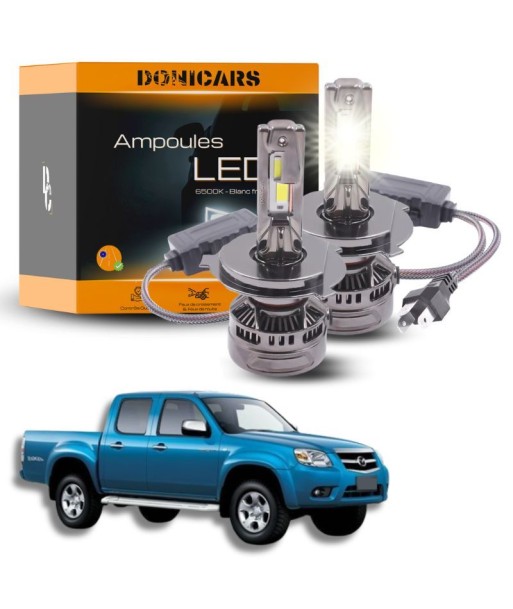 Pack Ampoules LED H4 140W Canbus - Mazda BT-50 phase 1 (2006 à 2012) brillant des détails fins