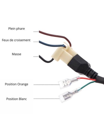 Runder Motorrad-LED-Scheinwerfer Pour