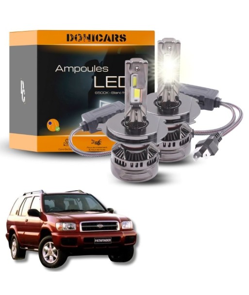 Pack Ampoules LED H4 140W Canbus - Nissan Pathfinder R50 (1996 à 2004) paiement sécurisé