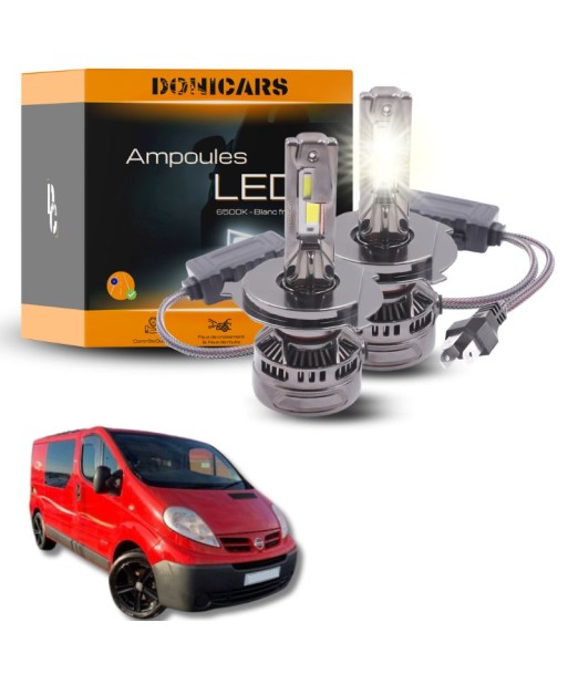 Pack Ampoules LED H4 140W Canbus - Nissan Primastar (2000 à 2014) la colonne vertébrale