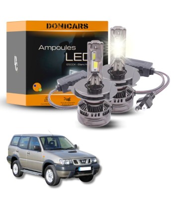 Pack Ampoules LED H4 140W Canbus - Nissan Terrano II (1993 à 2006)  Complet la chaussure