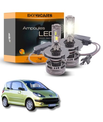 Pack Ampoules LED H4 140W Canbus - Peugeot 1007 (2005 à 2009) Jusqu'à 80% De Réduction