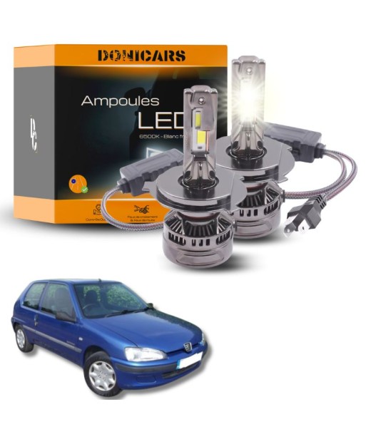 Pack Ampoules LED H4 140W Canbus - Peugeot 106 (1991 à 2003) Livraison rapide