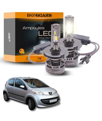 Pack Ampoules LED H4 140W Canbus - Peugeot 107 (2005 à 2014) soldes