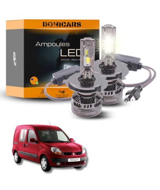 Pack Ampoules LED H4 140W Canbus - Renault Kangoo (1997 à 2010) de France