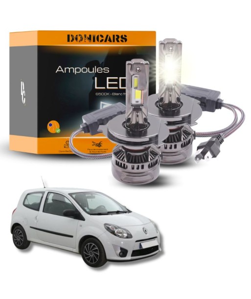 Pack Ampoules LED H4 140W Canbus - Renault Twingo 2 (2007 à 2014) rembourrage situé sous